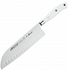 Нож Сантоку 18см ARCOS Riviera Blanca из молибден-ванадиевой стали NITRUM, Испания